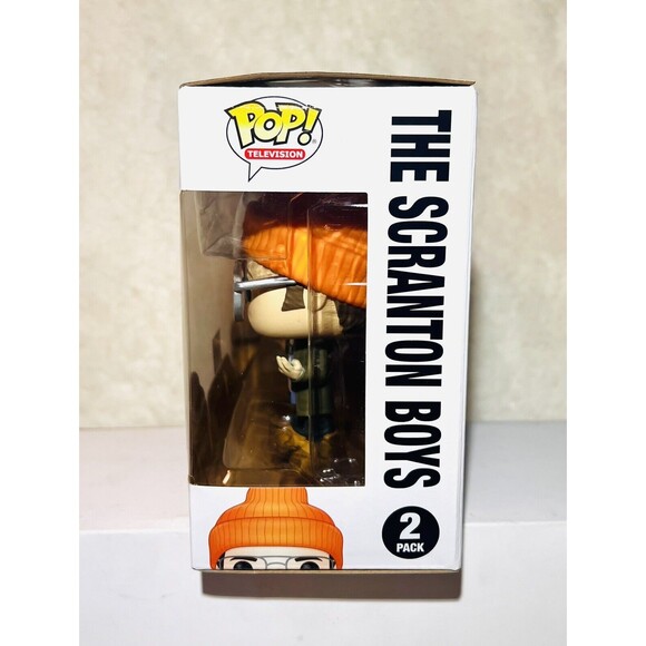 Funko Pop! The Office Scranton Boys - 2 Pack - Michael and Dwight FYE Exclusive - Picture 2 of 6